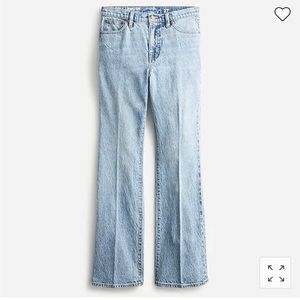 NWT Full-length demi-boot jean in Light Indigo wash